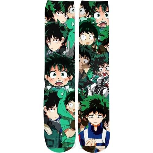 CLOOCL New Style Fashion Socks Anime My Hero Academia 3D Print Mens Womens Casual Hot Selling Straight Socks