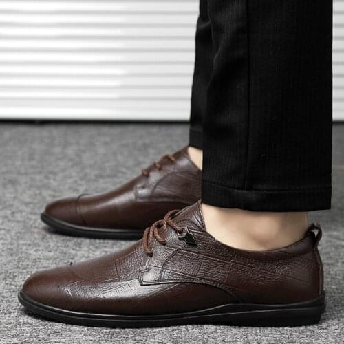 Shoes shoe masculino mens flat black man fashion sapato informales loafers sport 2020 mens para spring leather sale de zapatos