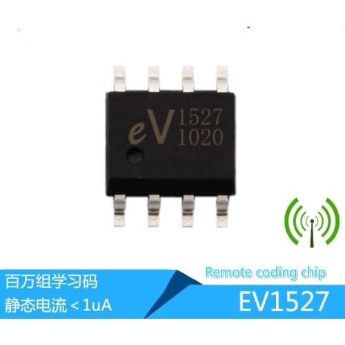 100pcs Original spot EV1527 wireless coding chip, compatible with RT1527 2240 radio frequency remote controller