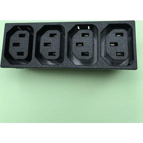 Original new 100% import C13 15A 4+4 UL 4 couplet power socket 742W-4P connector