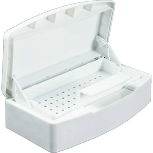 Sterilizer Tray Box Alcohol Disinfection Box Salon Nail Metal Tools Disinfector Manicure Implement Tool Disinfection Tray
