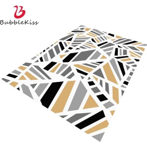 Bubble Kiss Customized Carpets For Living Room Fashion Home Geometric Pattern Rug Creativity Anti Slip Foot Pad Bedside Area Mat