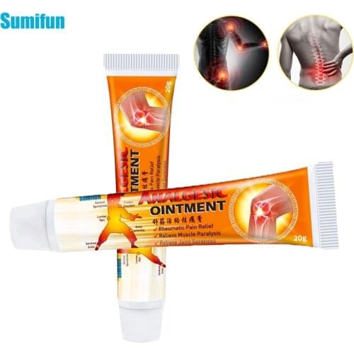 Sumifun 2pcs Chinese Analgesic Balm Ointment Rheumatoid Joint Back Pain Relief CreamArthritis Herbal Medical Plaster Skin Care