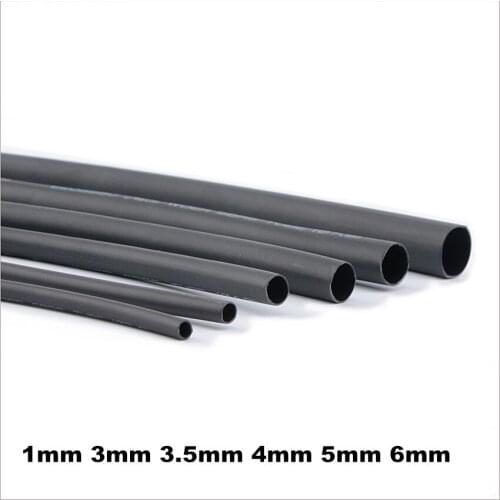 5 Meter Heat Shrink Tubing Shrinkable Tube 1mm 3mm 3.5mm 4mm 5mm 6mm Insulation Wrap Cable Electric Wire Sleeve