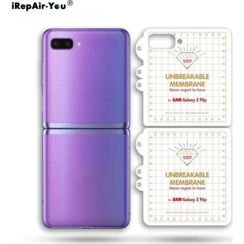 0.15mm Unbreakable Membrane Hydrogel Film for Samsung Galaxy Z Flip 3 Nano Front Back Screen Protector for Samsung Galaxy Z Flip