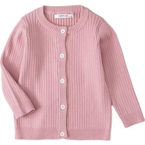 2021 Autumn Winter sweater Kids Boys Girl Knitted New Casual Lazy Style Cotton Thick Warm Cardigan Baby sweaters for girl Coat
