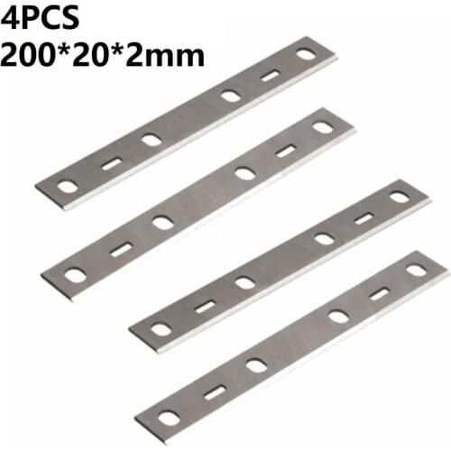 2/4Pcs 200x20x2mm Planer Blade 8‘’ For Woodstar PT85 HSS Kity PT8500 Scheppach HT850 Woodworking Blade Tool Accessories