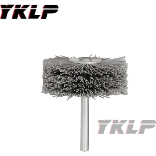 60mm Nylon Wheel with Rod Polishing Head Used for Polishing Automotive Machinery Woodworking Tool 320/400