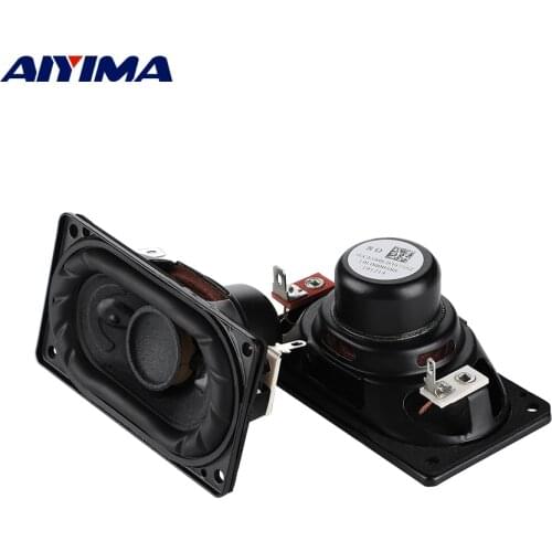 AIYIMA 2Pcs Mid-woofer Audio Speakers Driver 80x44mm 8 Ohm 15W Long Stroke Enthusiast Bass Home Thater Loudspeaker For JBL
