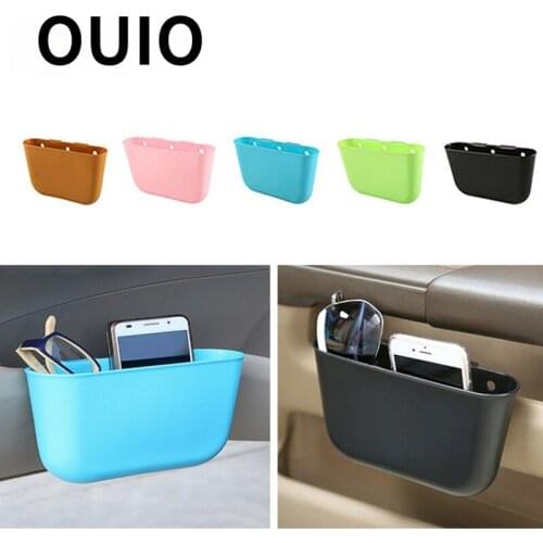 Car Hanging Phone Holder Storage Bag For Mercedes Benz W204 W203 Accessories Citroen C5 C3 C4 Volkswagen Polo VW Golf 5 7 T5