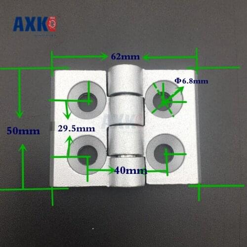 AXK Aluminum Profile 4pcs Aluminum metal hinge 4040 zinc alloy hinges Aluminum Alloy aluminum profile accessories fittings