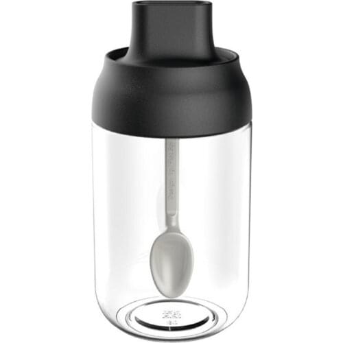 Spice Jar Storage Versatile Airtight Easy Clean ABS Glass Salt Honey Oil Seasoning Bottle for Home Kitchen