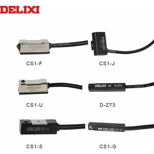 DELIXI Air Cylinder Pneumatic Proximity Switch D-A93 D-Z73 D-A73 D-A54 D-C73 CS1-J CS1-U CS1-F CS1-S Sensor Magnetic Reed S