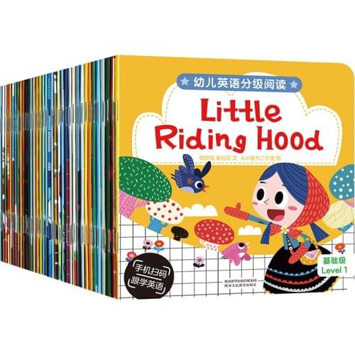 36 Books/Set Of English Picture Books For Children Learn English Story Book Picture Kids Books Educational Childrens Stories