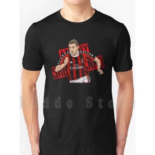 Andriy Shevchenko T Shirt DIY Big Size 100% Cotton Shevchenko Andriy Shevchenko Anrdrei Shevchenko Soccer Rossoneri Ibrahimovic