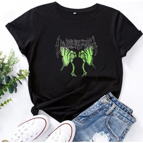 Harajuku Pattern Women T-shirt Cotton Short Sleeve Printing Camiseta Mujer Fashion Casual Round Neck Tshirt Women Tops
