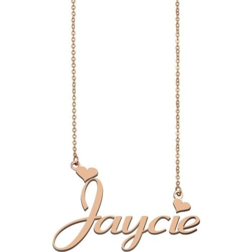 Jaycie Name Necklace , Custom Name Necklace for Women Girls Best Friends Birthday Wedding Christmas Mother Days Gift