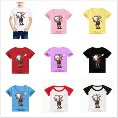 Summer Children Clothes Baby Boys T Shirt Girl Cotton Cartoon Sesame Street Elmo Print Short Sleeve T-Shirts Kid Casual Tee Tops