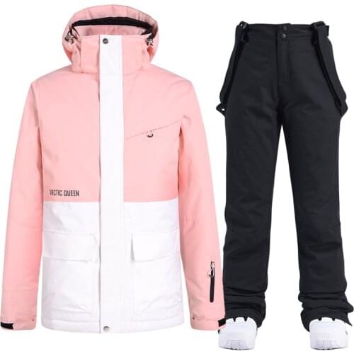 Ski Suit For Women Windproof Waterproof Ski Jacket Pants Skiing Snowboard Suits Winter Outdoor Warm Breathable Snow Clothing