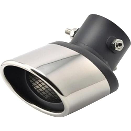 Stainless Steel Car Exhaust Pipe Tail Throat Muffler End Tip 12x10.5cm