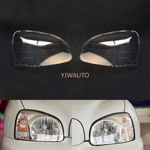Car Headlight Lens For Hyundai Santa Fe Headlamp Lens Car Replacement Auto Shell Cover
