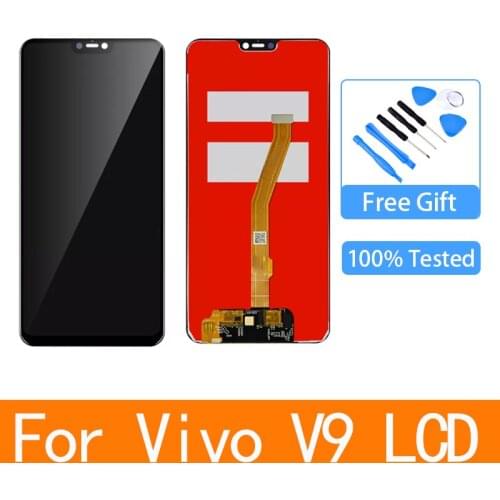 Original For VIVO V9 LCD Display Screen Touch Digitizer Assembly For 6.3‘’ VIVO V9 /1723/1726 Replace