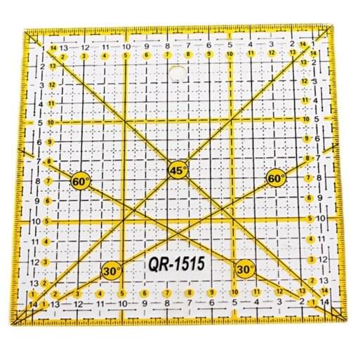 15x15cm plastic Quilting Rules for DIY sewing, tailor,quilting,doll clothes making