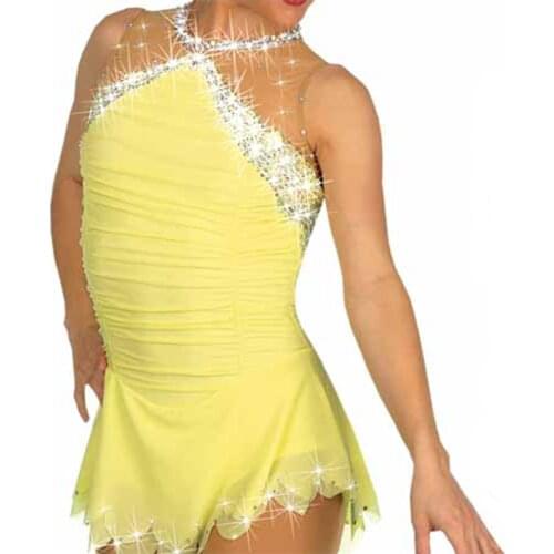 RUBU Customization Figure Skating Dresses Girls and Women Active Style Color Can Be Chosen By Itself Ice Skating Dresses