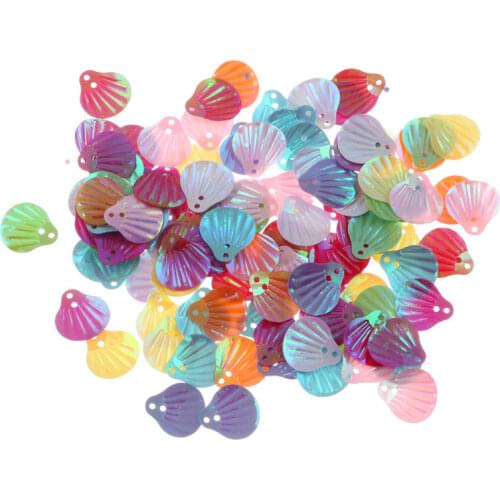 30g Perforated Acrylic Shell Flat Loose Sequins Paillette Sewing For Clothing Accssories Art Decoration Jewelry Making Diy