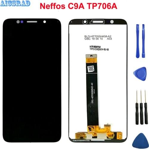 AICSRAD 5.45" For TP- Link Neffos C9A LCD Display Screen and Touch Screen Assembly Perfect Replacement for Neffos C9 A +Tools
