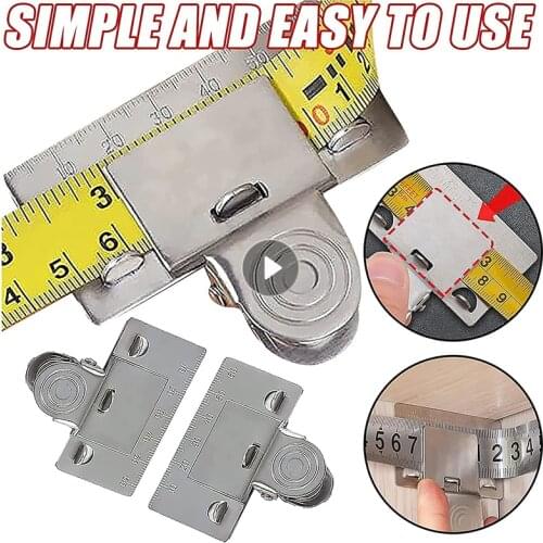 1PC Tape Measure Locator Clip Home Tool Tape Measure Locator Clip Hand Portable Tool Measuring Woodworking Accessories Home Tool