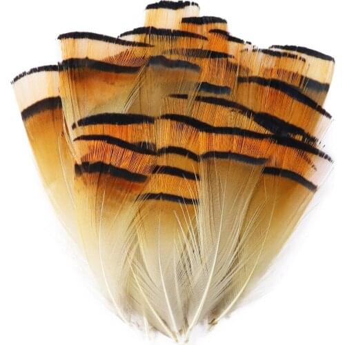 100PCS Natural Pheasant Feather Peacock Chicken Decorative Feathers for Crafts Costumes Sewing Diy Fly Tying Party Accessories