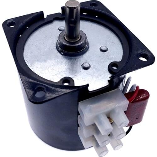 68KTYZ Mini Permanent Magnetic Synchronism Motor 220V AC 28W Micro Gear Motor 2.5 5 10 15 20 30 40 50 60 80 110rpm