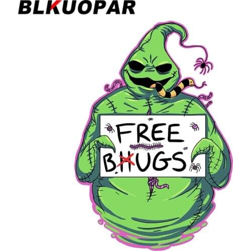 BLKUOPAR 13cm x 9.2cm for Nightmare Before Christmas Oogie Anime Car Sticker Waterproof Surfboard Decal Waterproof Car Styling