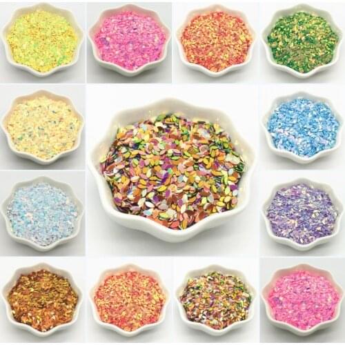 Sequin 2*4mm Mini Horse Eye Flat Oval Sequins for Nail Art Paillette Sewing Embellishment Women DIY Accessories 10g-20g