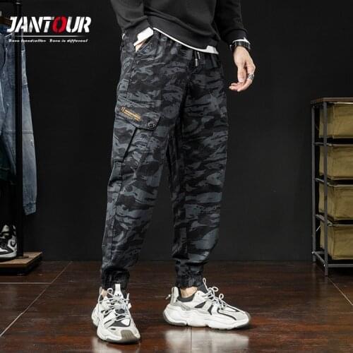 Brand 2020 New Cargo Pants Big Capacity Pockets Black Military Style Men Clothing Classic Fashion Loose Pantalon Cotton 100