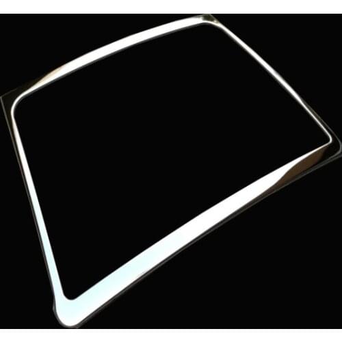 For Hyundai ix25 Creta GPS Panel cover Chromium styling stainless steel decoration Interior products accessory 2015-2018