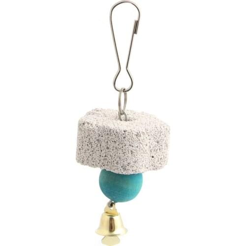 Parrot Mouth Grinding Stone Molars Stone Hanging String Chewing Toy For Birds