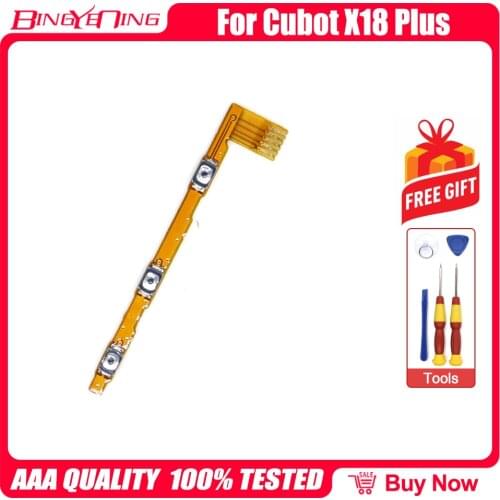 100% New Original For Cubot X18 Plus Power on/off+Volume FPC Key up/down Button Repair Replacement Accessories Parts
