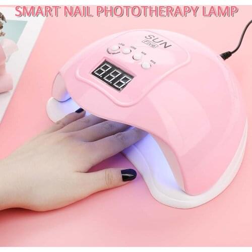SUN5X UV LED Nails Dryer Lamp Manicure Gel Nail 48W Ice Lamp Manicure Gel 24 LEDs Nail Lamp Auto Sensor Manicure Tools