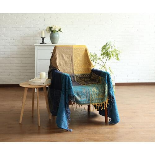 Plaid Floral Slipcover Sofa Blanket For Living Room Modern Home Sofa Sover Chair Sofa Cover Bedspread Throw Blanket Home Decor