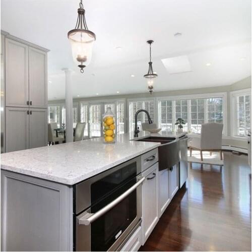 High End Bespoke Custom Luxury American Classic Solid Wood Kitchen Cabinet