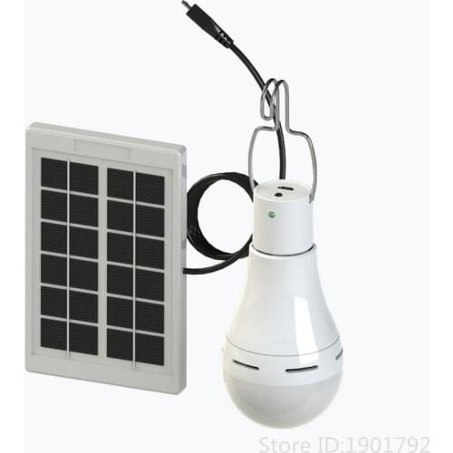 Solar Panel 12 LED Solar Bulb LED Solar Lamp Solar Emergency Power Light Outdoor Solar Lamp Spotlight Garden Portable Light