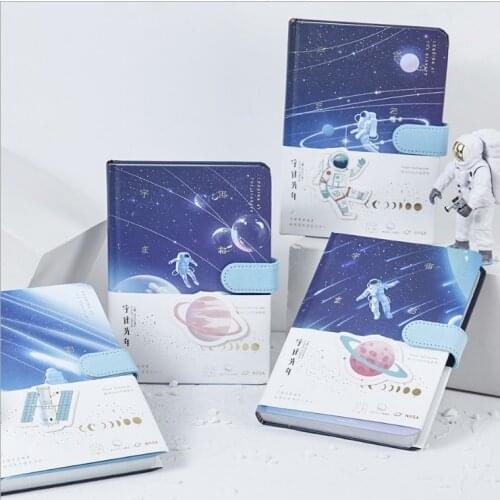"Light Year" Hard Cover Diary Cute Universe Journal Study Notebook Notepad Beautiful Stationery Gift