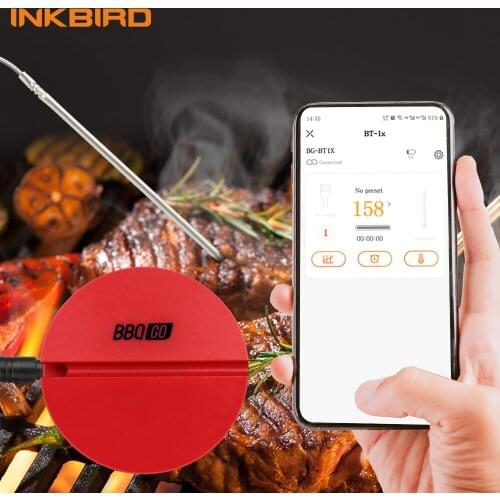 Inkbird Winding Design BG-BT1X Digital BBQ Kitchen Thermometer Food Cooking Meat BBQ Probe Thermometer For Food Meat Grill BBQ