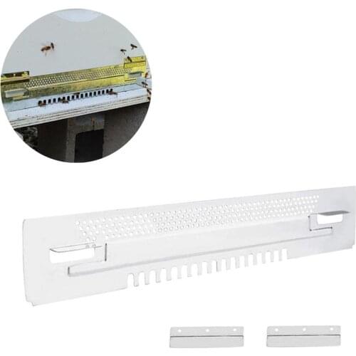 Beehive Entrance Reducer Mouse Guards Galvanized Iron Metal Beehive Sliding Mouse Guards For Beekeeping Frame Equipment