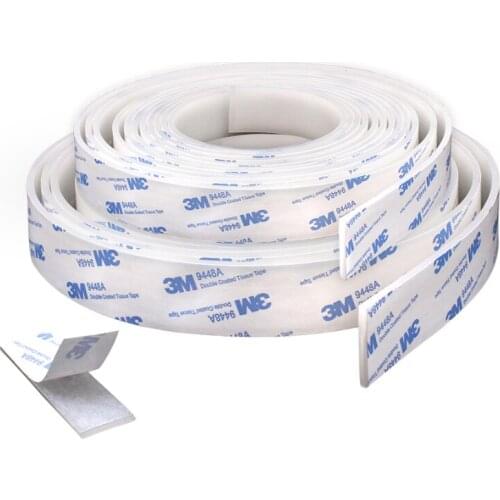 1M White Silicone Rubber Strip Self Adhesive Seal Gasket Thickness 1mm/2mm/3mm/5mm Width 10mm/15mm/20mm/30mm/40mm/50mm