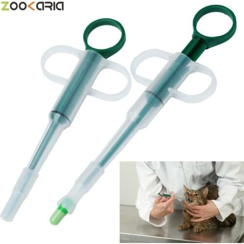 Pet Dog Cat Puppy Pills Dispenser Feeding Kit Given Medicine Control Rods Home Universal Pet Medicine Feeder 1PC