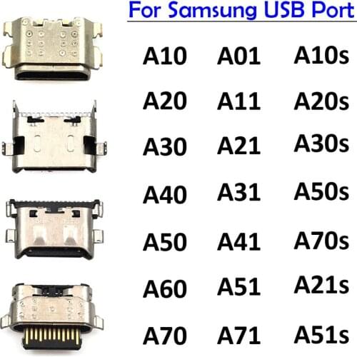 2PCS New USB Charging Jack Port Connector Dock For Samsung A01 A10 A11 A21 A21S A31 A71 A10S A20S A30 A30S A50S A51S A70S