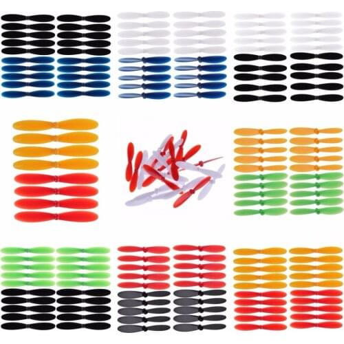 20pcs 8pcs 4pcs 24pcs X4 H107L/C/D Quadcopter Propeller Blades Spare Parts Quadcopter Propeller for Hubsan X4 H107C H107D H107L